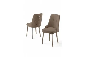 Ruokatuoli Jebi Cappuccino / kromi