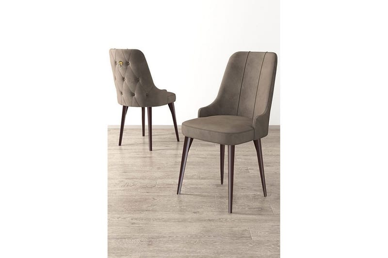 Ruokatuoli Jebi Cappuccino / ruskea - Cappuccino / ruskea - Huonekalut - Tuoli & nojatuoli - Ruokapöydän tuolit