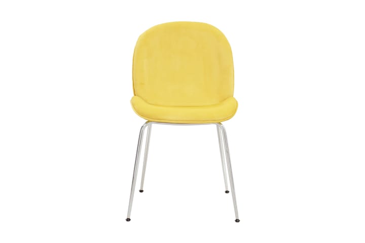 Ruokatuoli Jemal 51 cm - Keltainen - Ruokapöydän tuolit