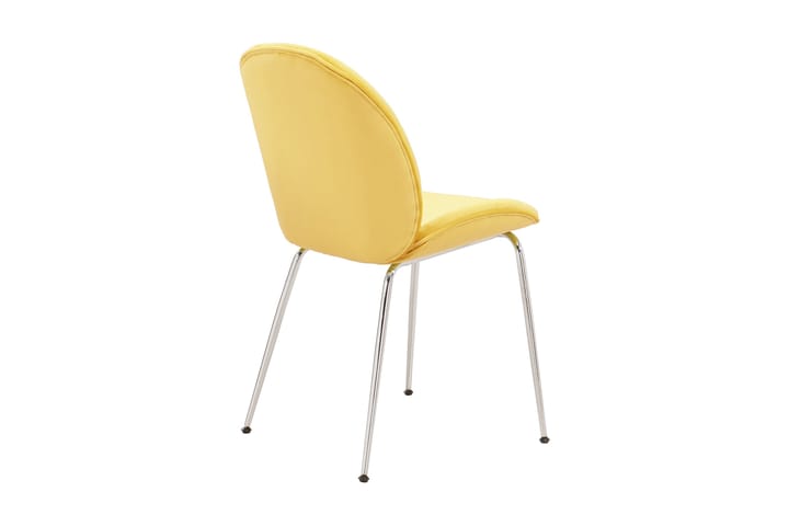 Ruokatuoli Jemal 51 cm - Keltainen - Ruokapöydän tuolit
