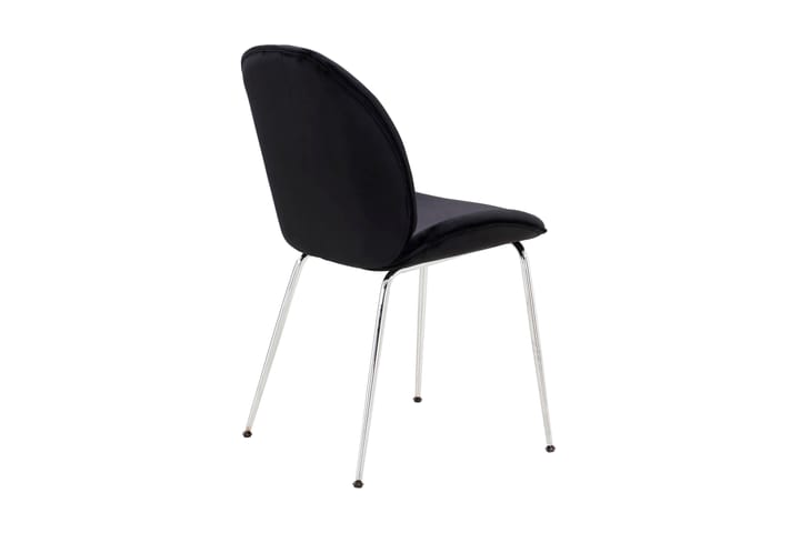 Ruokatuoli Jemal 51 cm - Musta/Hopea - Ruokapöydän tuolit
