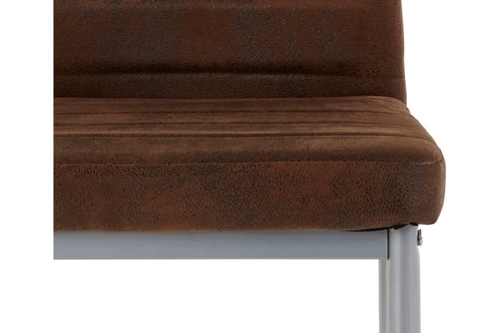 Ruokatuoli Karia Mikrokuitu 4-pak - Ruskea - Ruokapöydän tuolit