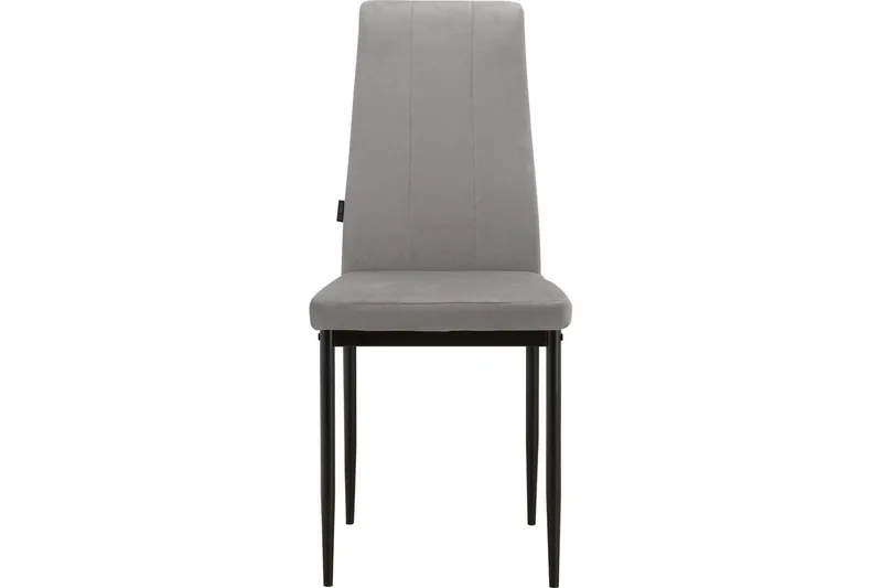 Ruokatuoli Kelly Harmaa, Sametti - Harmaa, Sametti - Huonekalut - Tuoli & nojatuoli - Ruokapöydän tuolit
