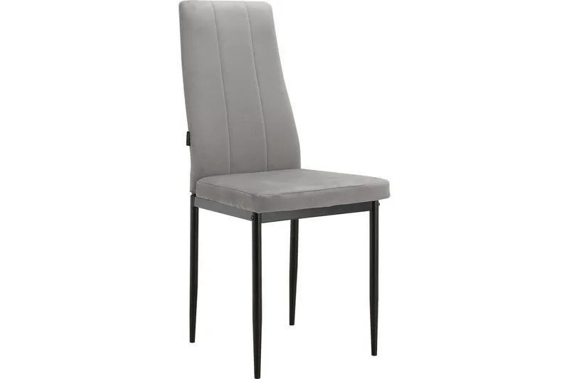 Ruokatuoli Kelly Harmaa, Sametti - Harmaa, Sametti - Huonekalut - Tuoli & nojatuoli - Ruokapöydän tuolit