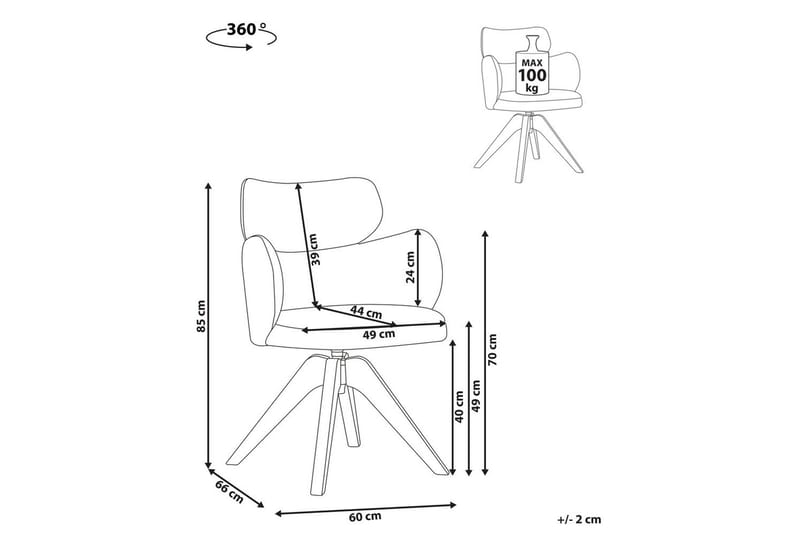 Ruokatuoli Marcy - Huonekalut - Tuoli & nojatuoli - Nojatuoli & lepotuoli