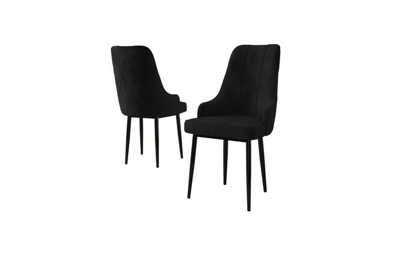 Ruokatuoli Mobarkar Musta - Musta - Huonekalut - Tuoli & nojatuoli - Ruokapöydän tuolit