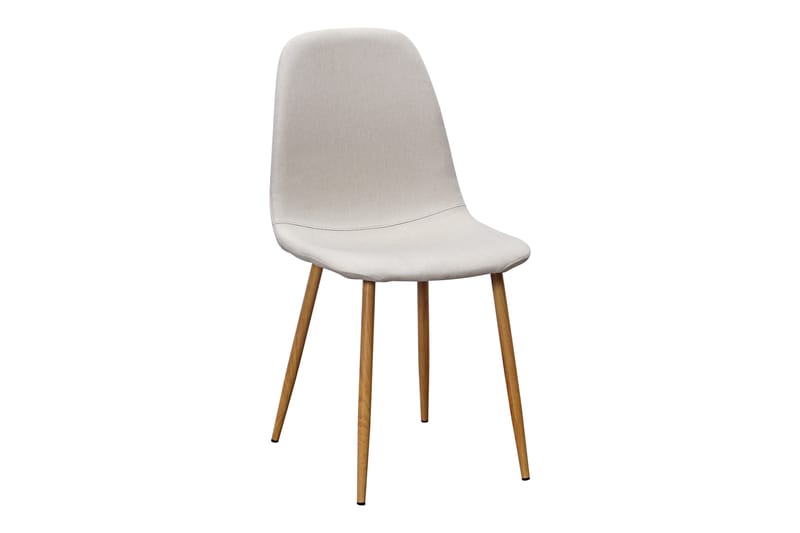 Ruokatuoli Naira - Beige/Metallijalka Tammi - Huonekalut - Tuoli & nojatuoli - Ruokapöydän tuolit