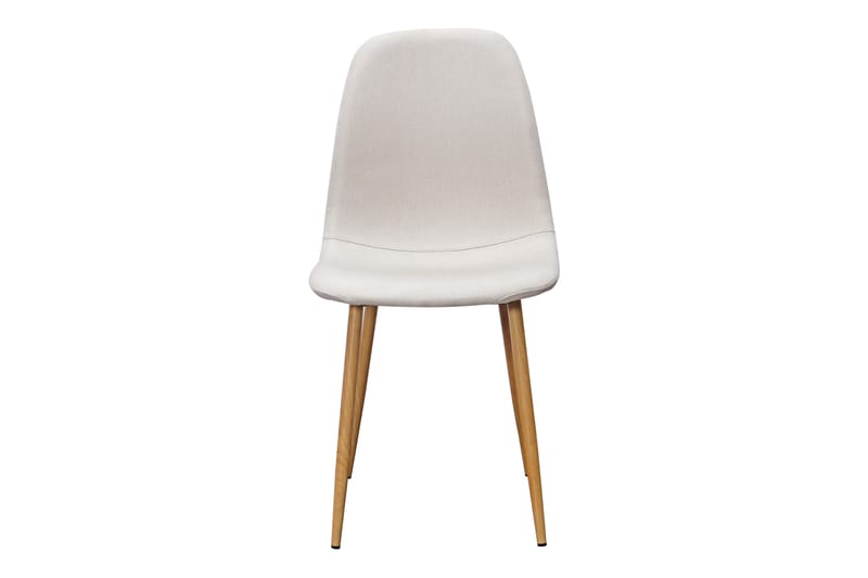 Ruokatuoli Naira - Beige/Metallijalka Tammi - Huonekalut - Tuoli & nojatuoli - Ruokapöydän tuolit