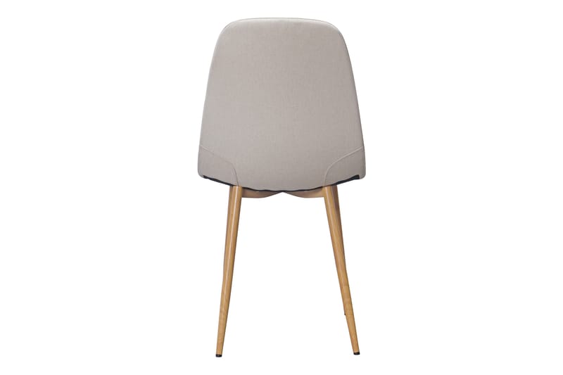 Ruokatuoli Naira - Beige/Metallijalka Tammi - Huonekalut - Tuoli & nojatuoli - Ruokapöydän tuolit