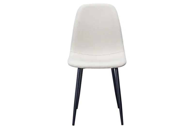 Ruokatuoli Naira - Beige/Mustat Metallijalat - Huonekalut - Tuoli & nojatuoli - Ruokapöydän tuolit