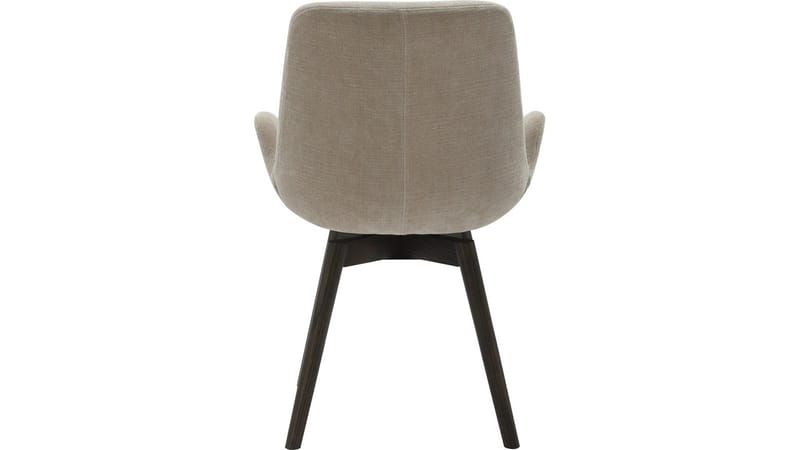 Ruokatuoli NFG Camden pyörivällä istuimella 2 kpl beige/brun ek - beige/ruskea tammi - Huonekalut - Tuoli & nojatuoli - Ruokapöydän tuolit