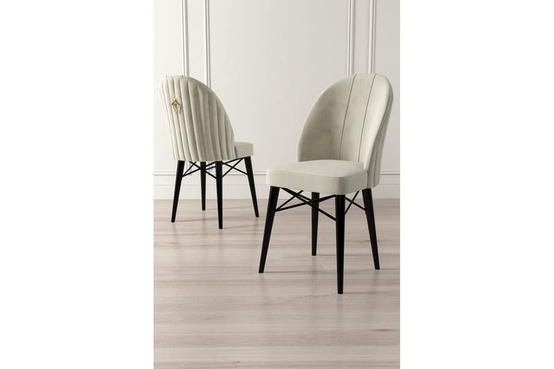 Ruokatuoli Ritim Kerma / Musta - Kerma / Musta - Huonekalut - Tuoli & nojatuoli - Ruokapöydän tuolit