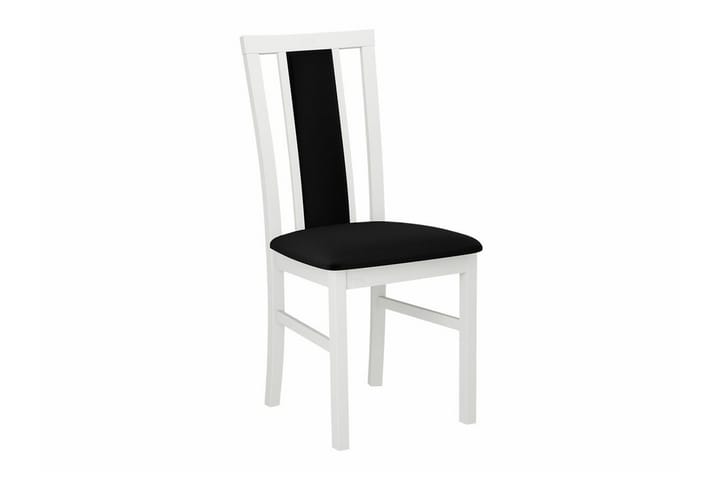 Ruokatuoli Roma - Musta/Valkoinen - Ruokapöydän tuolit