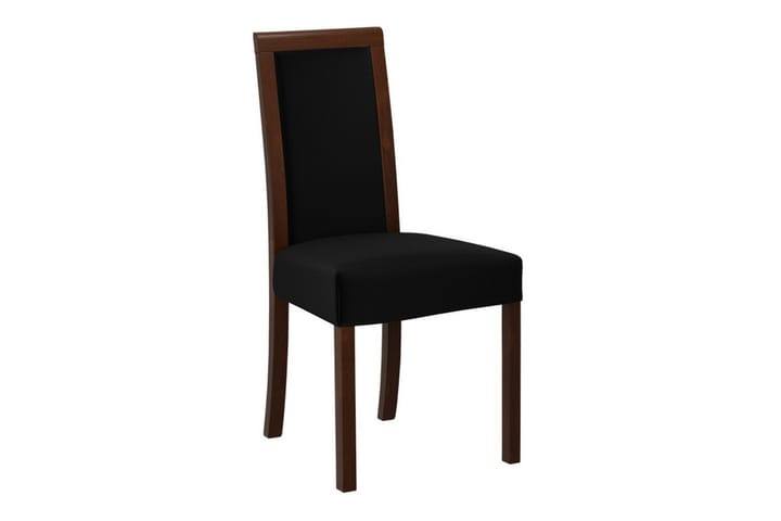 Ruokatuoli Rowden - Musta/Puu - Ruokapöydän tuolit