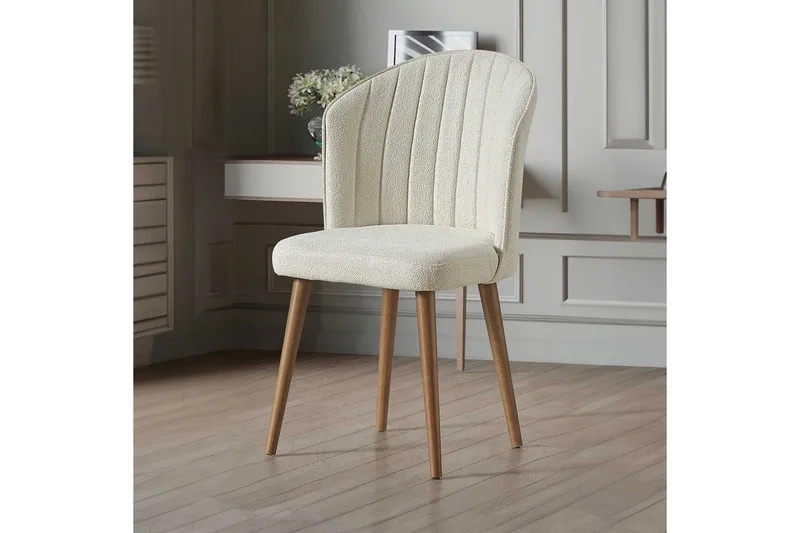 Ruokatuoli Rubi Kerma / Pähkinäpuu, Monivärinen