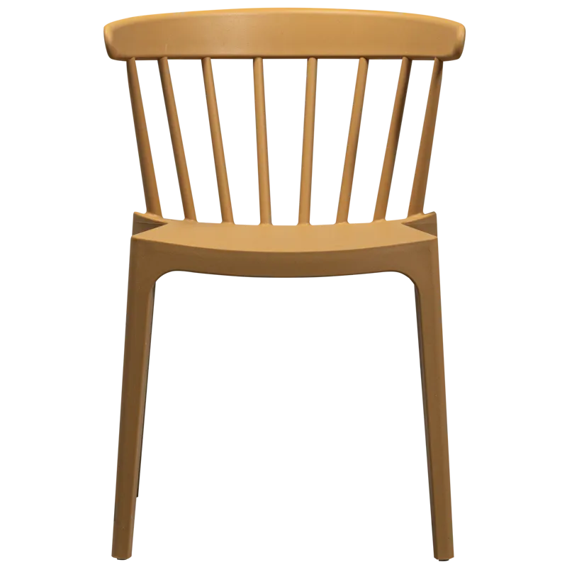 Ruokatuoli säleillä Bliss ulkokäyttöön, Karamelli melange