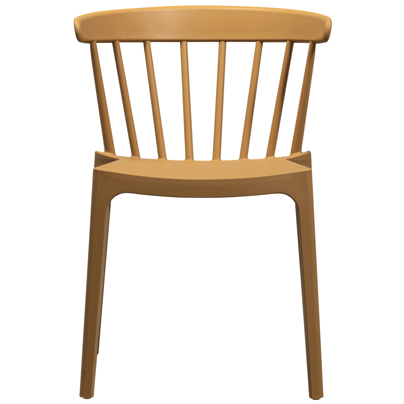 Ruokatuoli säleillä Bliss ulkokäyttöön, Karamelli melange