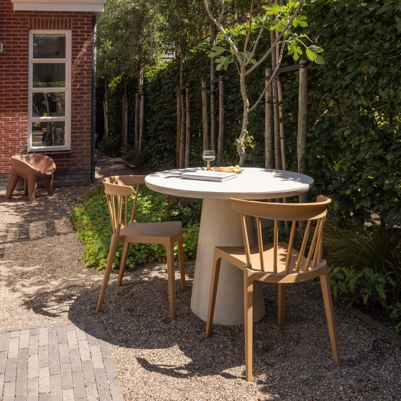 Ruokatuoli säleillä Bliss ulkokäyttöön - Karamelli melange - Huonekalut - Tuoli & nojatuoli - Ruokapöydän tuolit