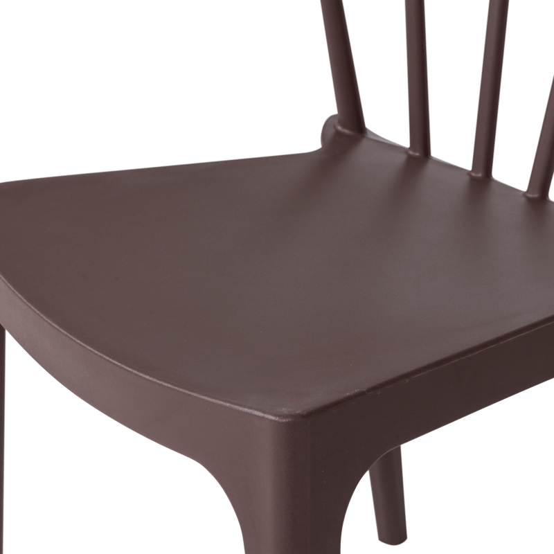 Ruokatuoli säleillä Bliss ulkokäyttöön - Lila/Ruskea - Huonekalut - Tuoli & nojatuoli - Ruokapöydän tuolit