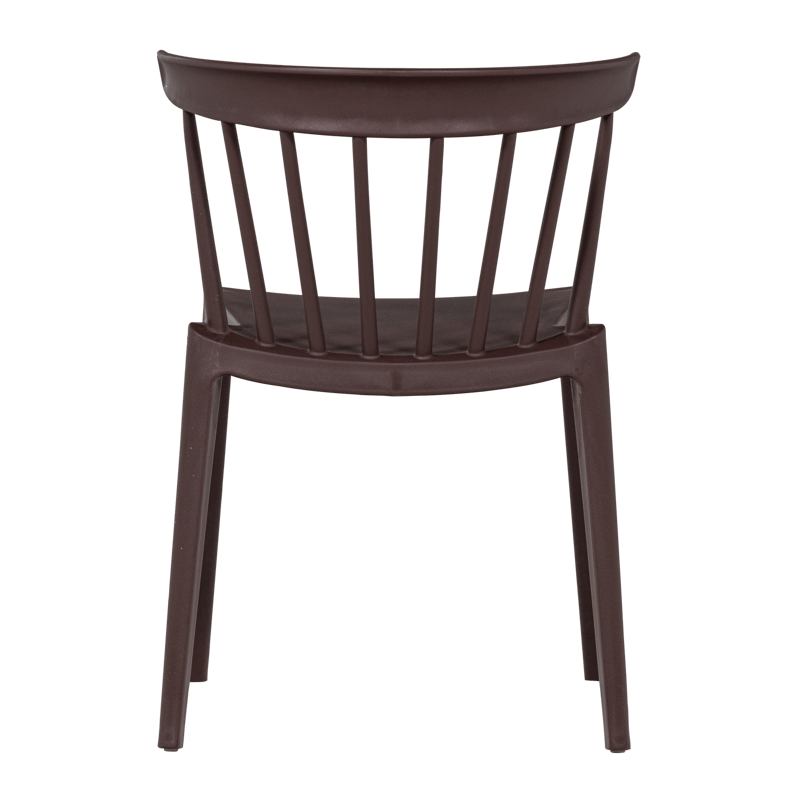 Ruokatuoli säleillä Bliss ulkokäyttöön - Lila/Ruskea - Huonekalut - Tuoli & nojatuoli - Ruokapöydän tuolit