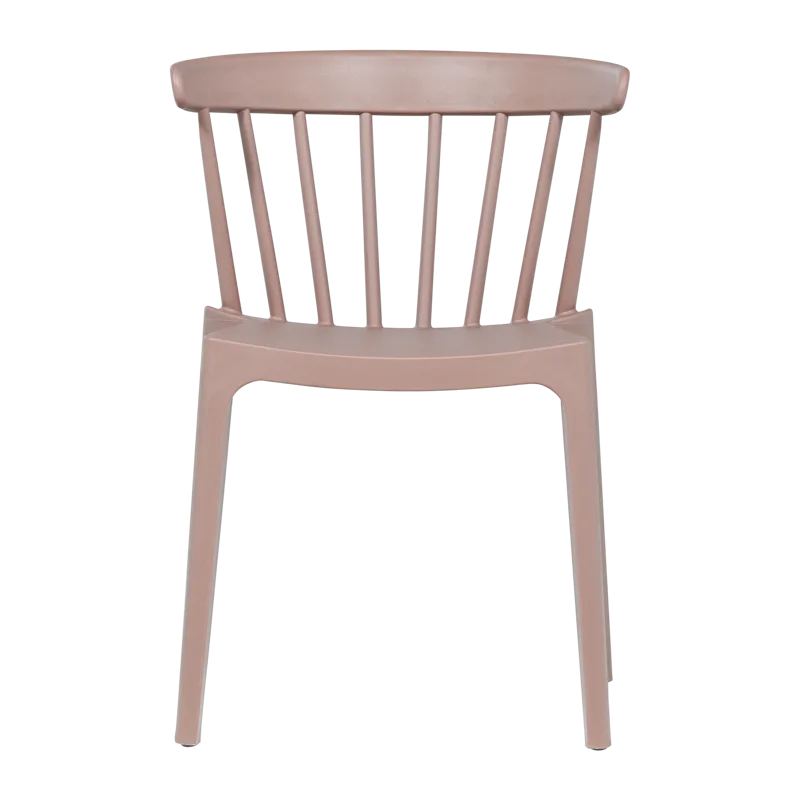 Ruokatuoli säleillä Bliss ulkokäyttöön, Lohenroosa