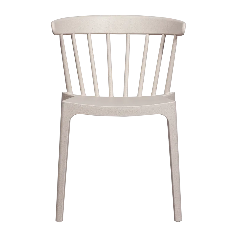 Ruokatuoli säleillä Bliss ulkokäyttöön, Luonnonvalkoinen melange