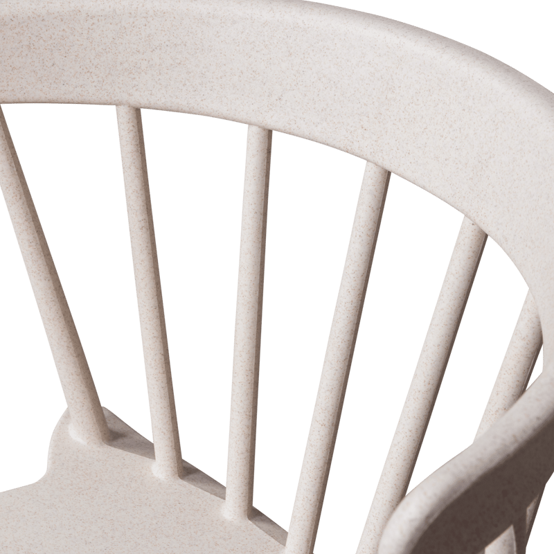 Ruokatuoli säleillä Bliss ulkokäyttöön - Luonnonvalkoinen melange - Huonekalut - Tuoli & nojatuoli - Ruokapöydän tuolit