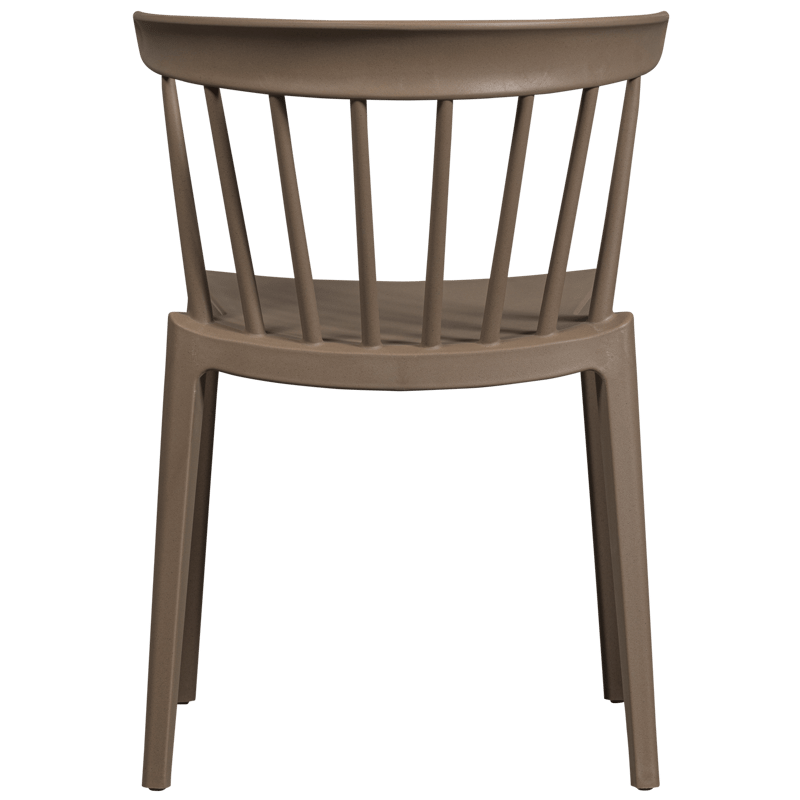 Ruokatuoli säleillä Bliss ulkokäyttöön - Ruskea melange - Huonekalut - Tuoli & nojatuoli - Ruokapöydän tuolit