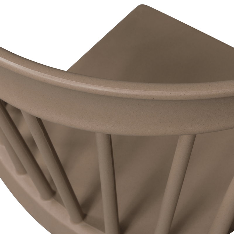 Ruokatuoli säleillä Bliss ulkokäyttöön - Ruskea melange - Huonekalut - Tuoli & nojatuoli - Ruokapöydän tuolit