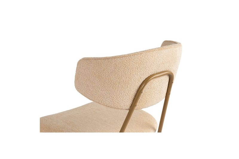 Ruokatuoli Sanroman Beige / Kulta - Beige / Kulta - Huonekalut - Tuoli & nojatuoli - Ruokapöydän tuolit