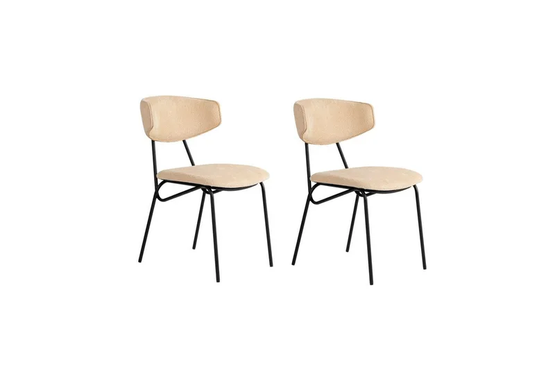 Ruokatuoli Sanroman Beige / Musta, Beige / Musta