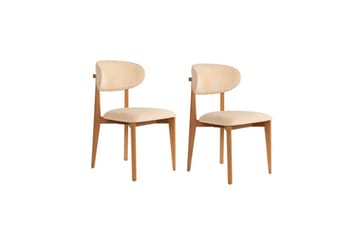 Ruokatuoli Sanroman Classic Beige / Tumma tammi