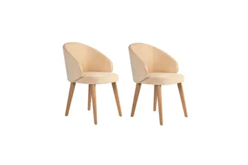 Ruokatuoli Sanroman Classic Beige / Vaalea tammi