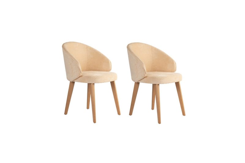 Ruokatuoli Sanroman Classic Beige / Vaalea tammi - Beige / Vaalea tammi - Huonekalut - Tuoli & nojatuoli - Ruokapöydän tuolit