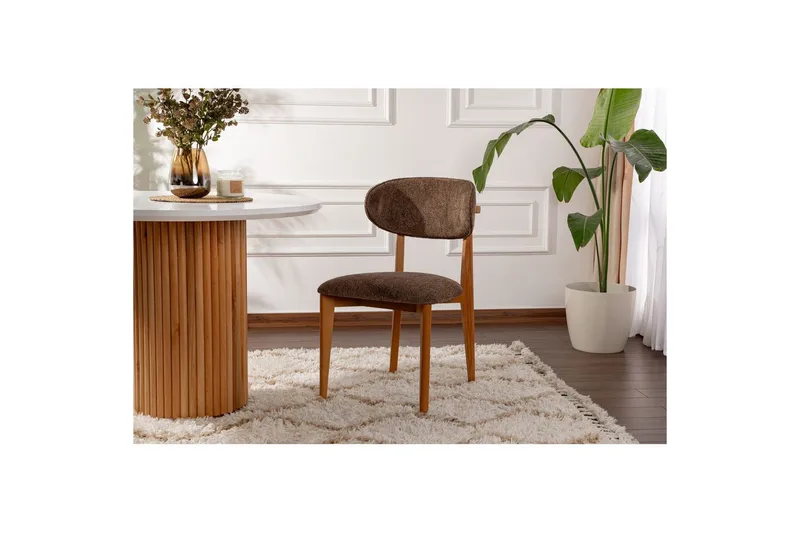 Ruokatuoli Sanroman Classic Ruskea / Tumma tammi - Ruskea / Tumma tammi - Huonekalut - Tuoli & nojatuoli - Ruokapöydän tuolit