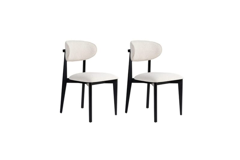 Ruokatuoli Sanroman Classic Valkoinen / Musta, Valkoinen / Musta