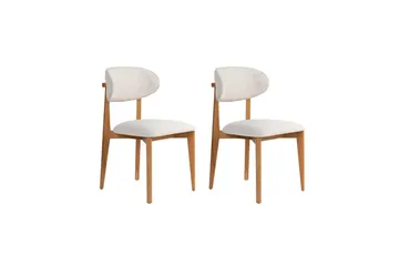 Ruokatuoli Sanroman Classic Valkoinen / Tumma tammi