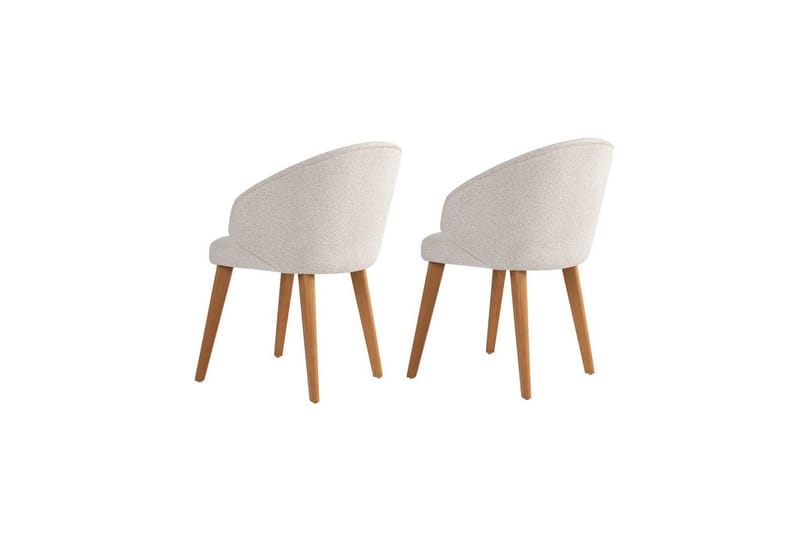 Ruokatuoli Sanroman Classic Valkoinen / Tumma tammi - Valkoinen / Tumma tammi - Huonekalut - Tuoli & nojatuoli - Ruokapöydän tuolit