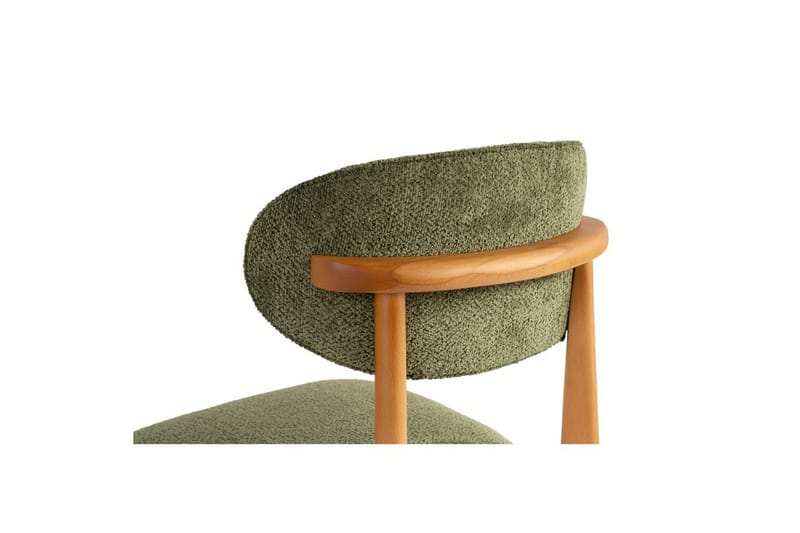 Ruokatuoli Sanroman Classic Vihreä / Tumma tammi - Vihreä / Tumma tammi - Huonekalut - Tuoli & nojatuoli - Ruokapöydän tuolit