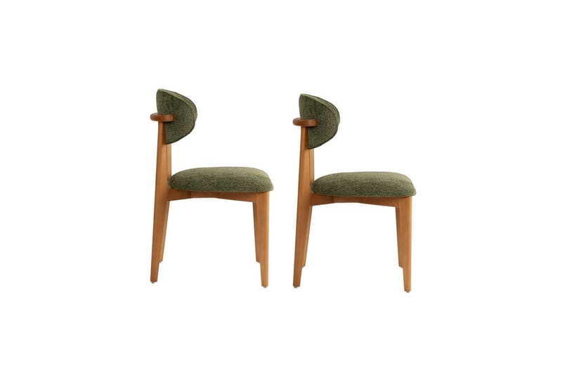 Ruokatuoli Sanroman Classic Vihreä / Tumma tammi - Vihreä / Tumma tammi - Huonekalut - Tuoli & nojatuoli - Ruokapöydän tuolit