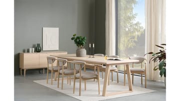 Ruokatuoli Selvik bouclé - beige - Huonekalut - Tuoli & nojatuoli - Ruokapöydän tuolit