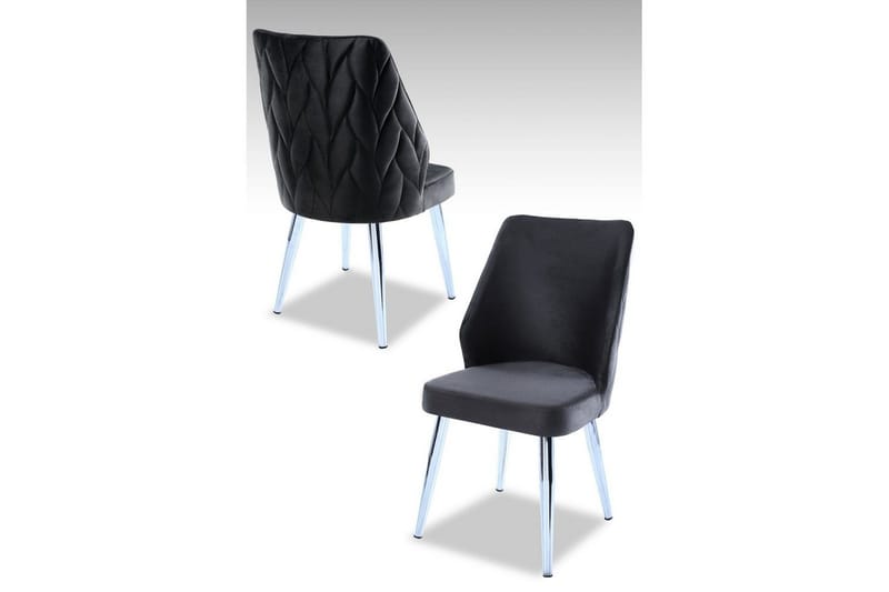 Ruokatuoli Stifen Antrasiitti / Kromi - Antrasiitti / Kromi - Huonekalut - Tuoli & nojatuoli - Ruokapöydän tuolit