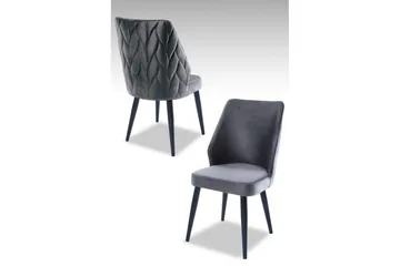 Ruokatuoli Stifen Harmaa / Musta