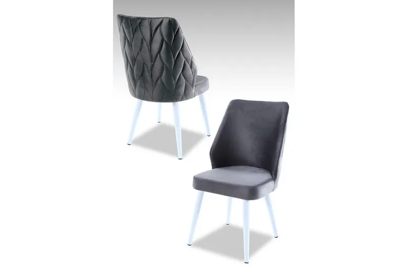 Ruokatuoli Stifen Harmaa / Valkoinen - Harmaa / Valkoinen - Huonekalut - Tuoli & nojatuoli - Ruokapöydän tuolit