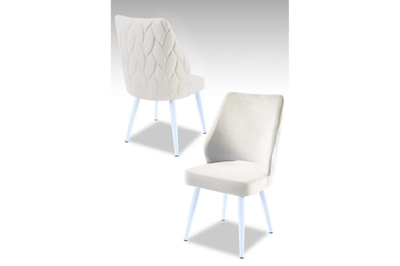 Ruokatuoli Stifen Kermanvärinen / Valkoinen - Kermanvärinen / Valkoinen - Huonekalut - Tuoli & nojatuoli - Ruokapöydän tuolit