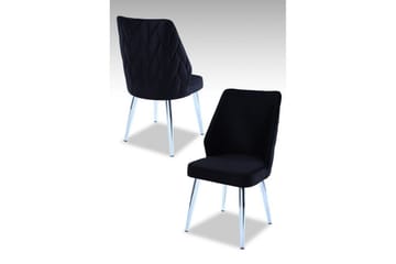 Ruokatuoli Stifen Musta / Kromi