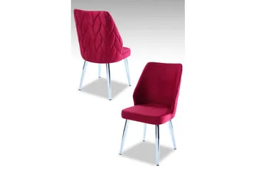 Ruokatuoli Stifen Tiilenpunainen / Kromi