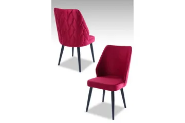 Ruokatuoli Stifen Viininpunainen / musta