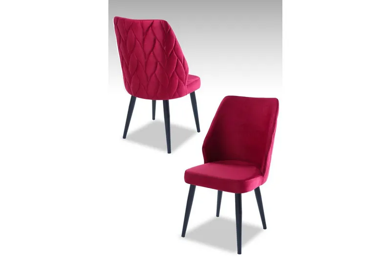 Ruokatuoli Stifen Viininpunainen / musta - Viininpunainen / musta - Huonekalut - Tuoli & nojatuoli - Ruokapöydän tuolit
