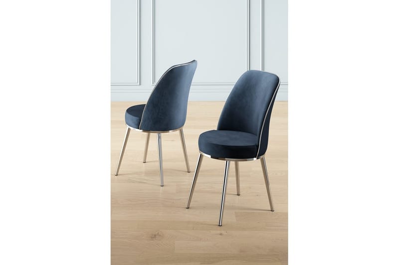 Ruokatuoli Sugako Antrasiitti / Kromi - Antrasiitti / Kromi - Huonekalut - Tuoli & nojatuoli - Ruokapöydän tuolit